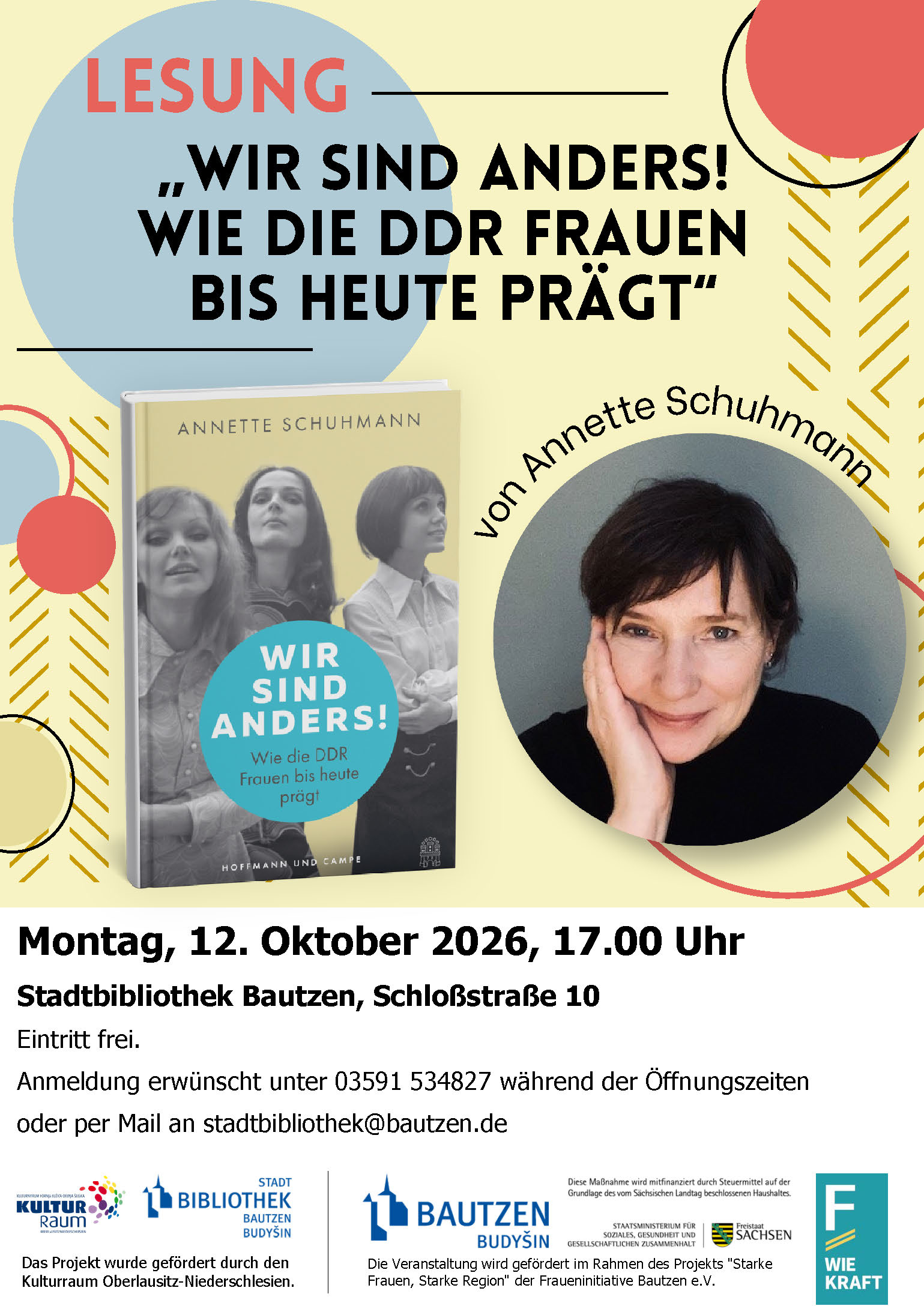 2026-10-12_Plakat_Wir waren anders_Annette Schuhmann